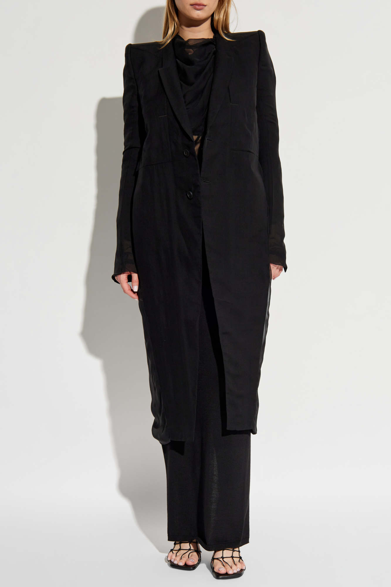 Rick Owens Coat Fogpocket Neune | Women's Clothing | Vitkac